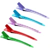 Stainless steel electroplated duckbill clips, color hair straighteners, steel clips, one-line zoned positioning clips, hair curls, hand-pushed corrugated clips details Picture